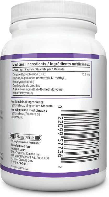 SD PHARMACEUTICALS Creatine HCL (120 Capsules)