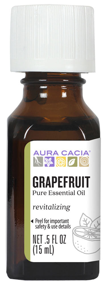 AURA CACIA Grapefruit Essential Oil  (15 ml)