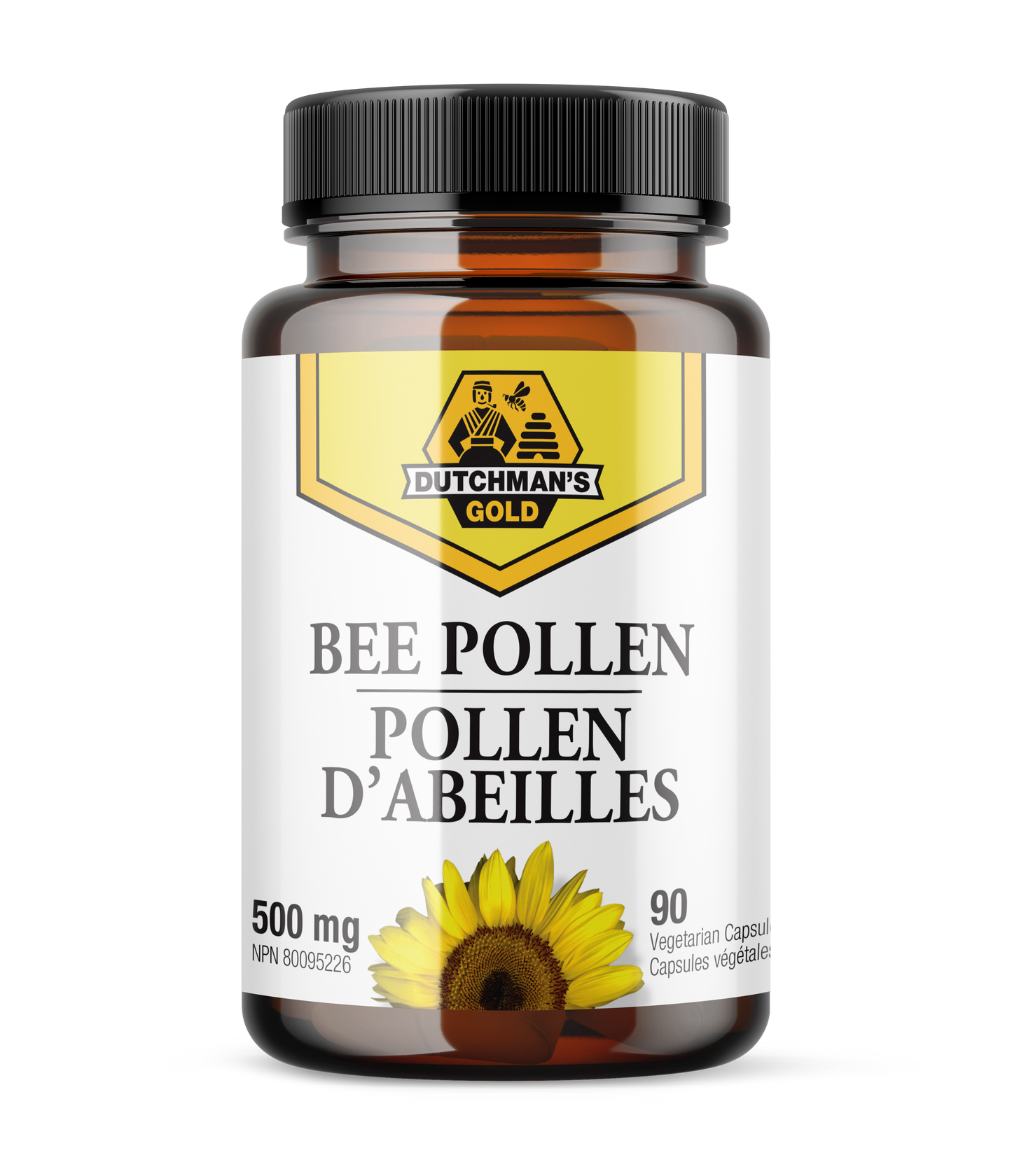 Bee Pollen (500 MG - 90 Capsules)