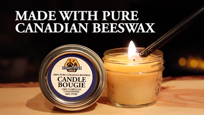 Beeswax Candle Mason Jar