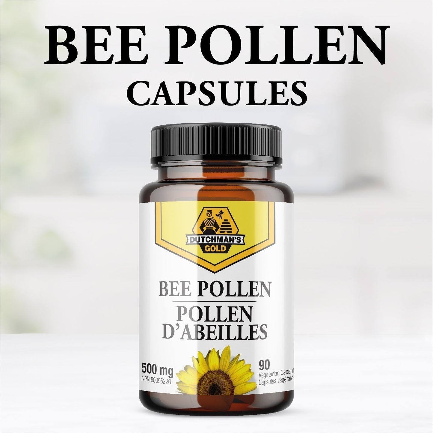 Bee Pollen (500 MG - 90 Capsules)
