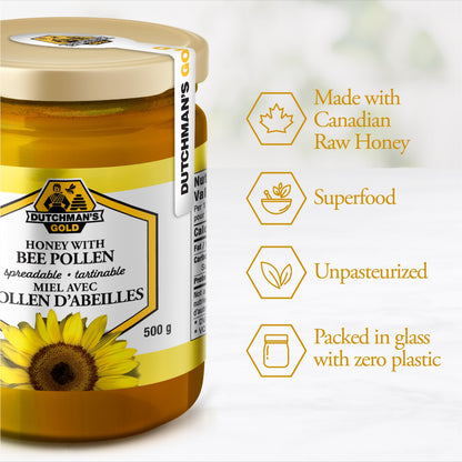 Honey with Bee Pollen (500 gr)