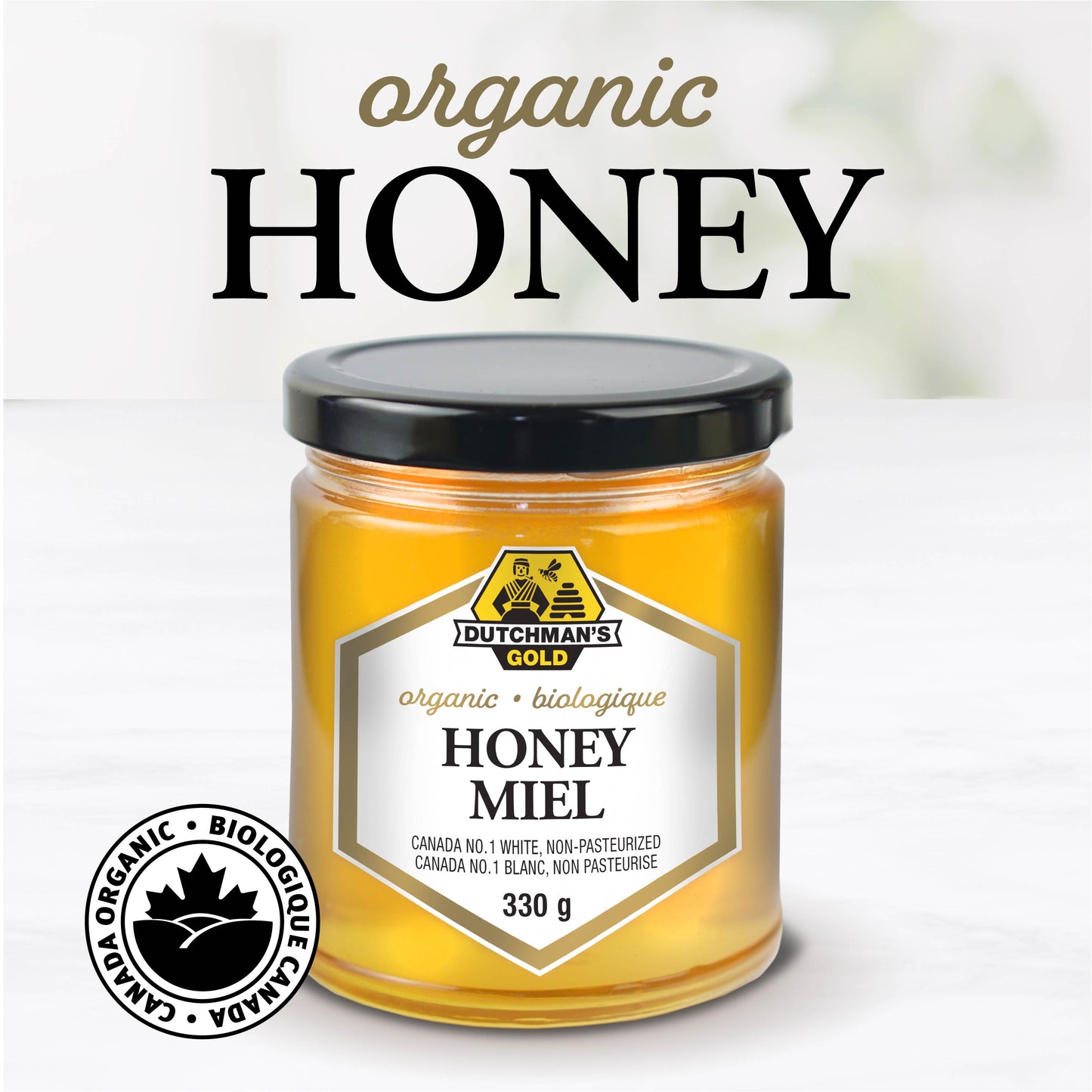Organic Liquid Honey 330 g
