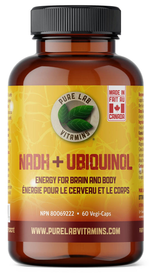 PURE LAB VITAMINS NADH+Ubiquinol (60 veg caps)