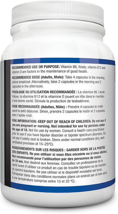 SD PHARMACEUTICALS Men's Health DAA+ ( D-Aspartic Acid - 120 Caps)