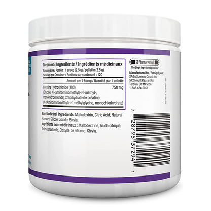 SD PHARMACEUTICALS Creatine HCL (Blue Raspberry - 300 grams)