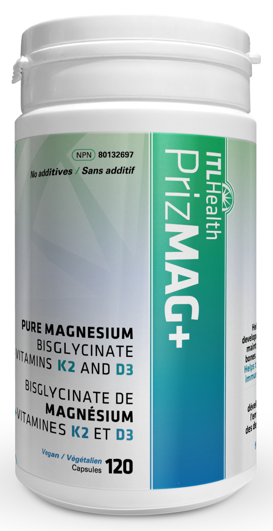 ITL HEALTH PrizMAG+ (K2-D3 - 120 caps)