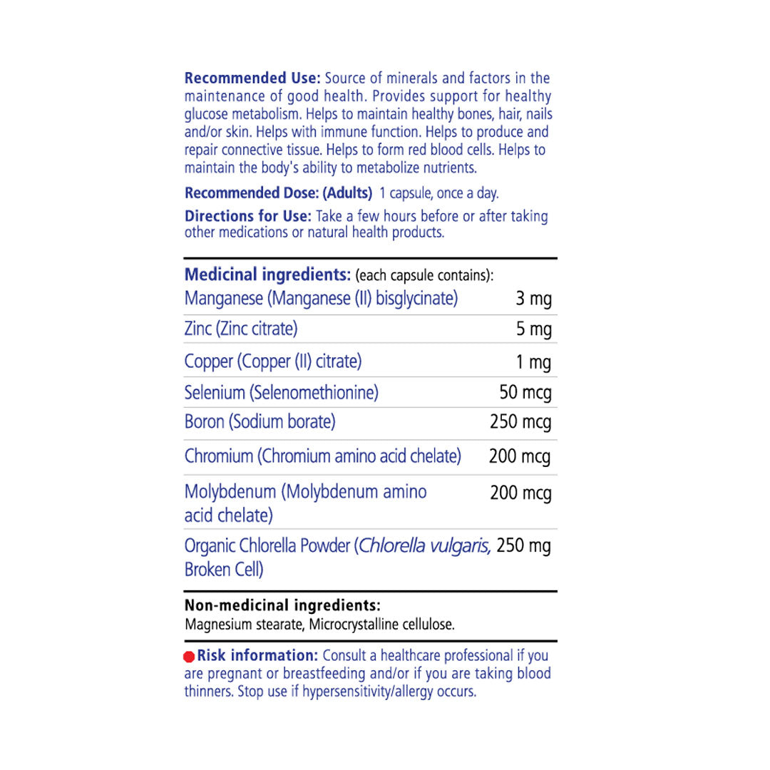 VITALITY Trace Minerals + Organic Chlorella