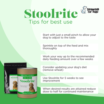 Stoolrite | Natural Stool Former Packed with Fibre for Dogs